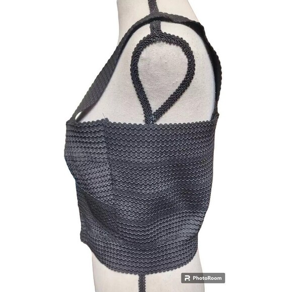 Charlotte Russe Bandage Wrap Top Black Size XL - Picture 5 of 8